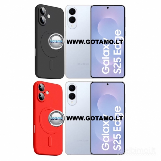 948 MagSafe Matte Plus dėklas nugarėlė Samsung Galaxy S25 Edge telefonui
