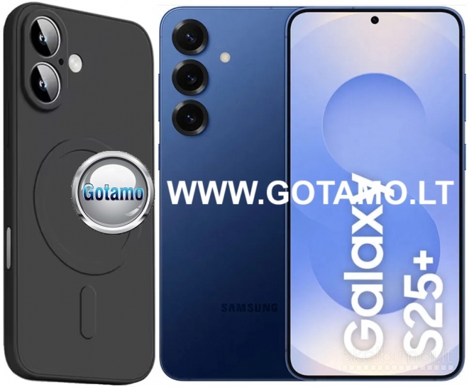 950 MagSafe Matte Plus dėklai nugarėlės Samsung Galaxy S25 Plus telefonui