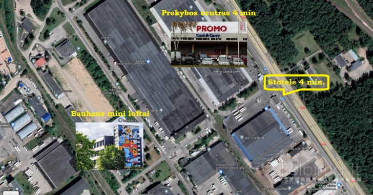 Parduodamas šviesus 23 kv.m "Bauhaus Mini Loftas" Kirtimų g.