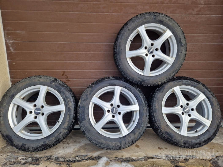 R18 ratlankiai Ronal R42 (Opel Antara) su zieminemis padangomis