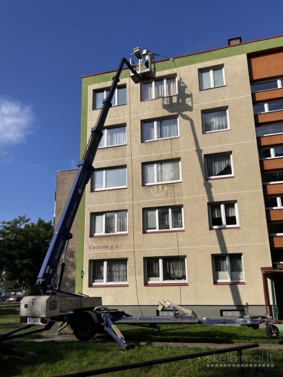 Trinkelių, stogų, fasadų valymas, plovimas. 
