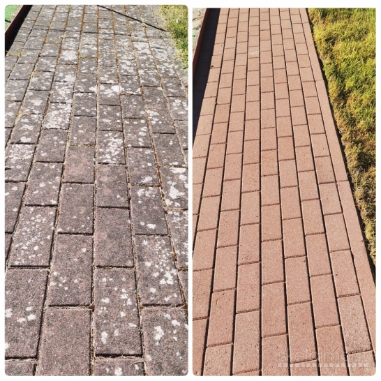 Trinkelių, stogų, fasadų valymas, plovimas. 