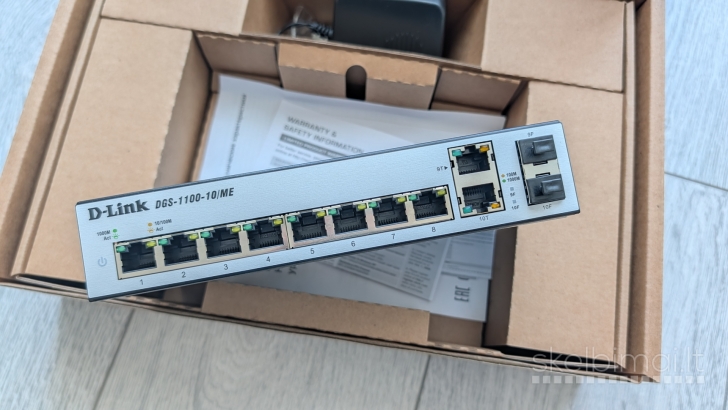 D-Link DGS-1100-10/ME L2 Metro Managed / Fanless