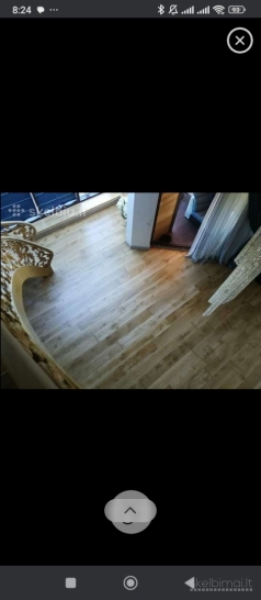 Parketo slifavimas laiptu restauravimas