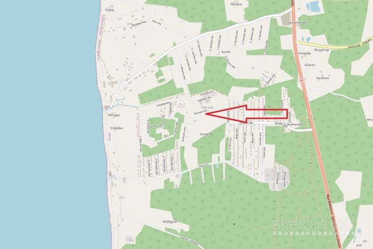 Sklypai Latvijos pajūryje