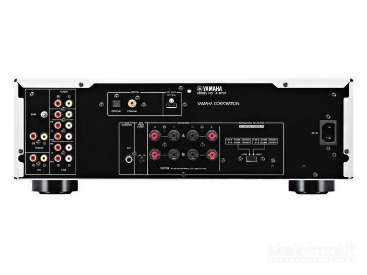 Yamaha A-S701 stereo stiprintuvas 320W su įmontuotu skaitmeniniu keitikliu