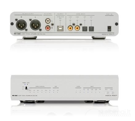 Musical Fidelity MX DAC Konverteris SPDIF 2x TOSLIN 2x RCA 1x USB tipo