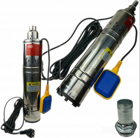 Giluminis vandens siurblys su plūde