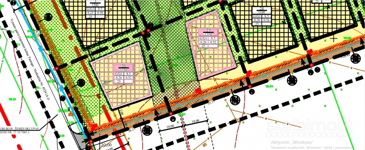 Parduodamas sklypas namo statybai