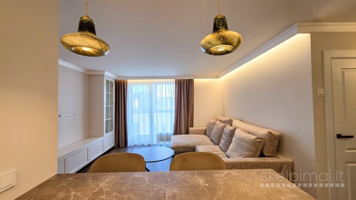  2 KAMBARIŲ BUTAS SU PARKINGU, NAUJAME NAME, KERNAVĖS G. 17, ŠNIPIŠKĖSE. 