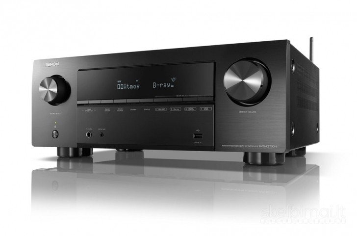 Denon AVR-X2700H 7.2 kanalų 8K namų kino stiprintuvas