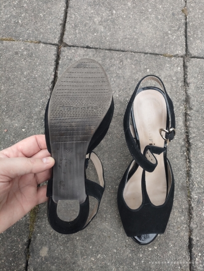 Tamaris moteriškos basanoškės, basutės dydis 36