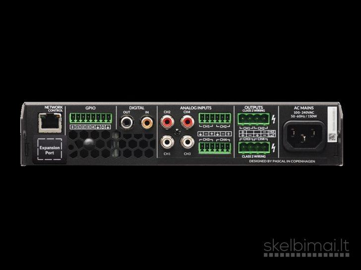 Blaze Audio PowerZone™ Connect 504 – D-Klasės keturių kanalų galios stiprintuvas