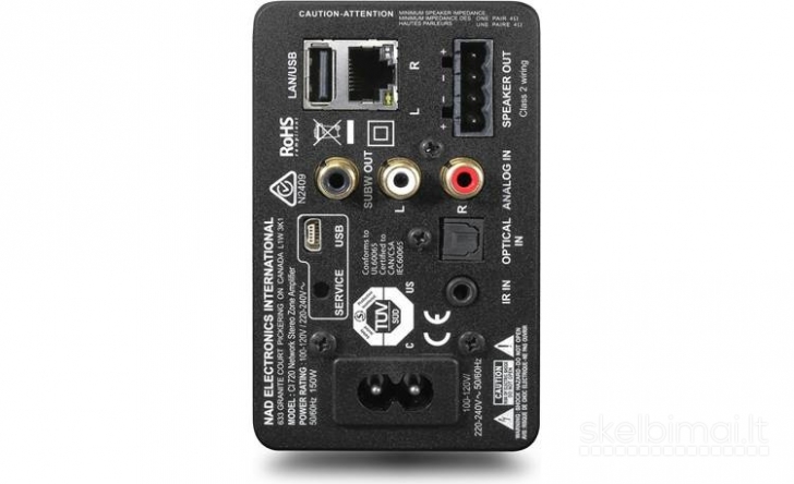 NAD CI 720 V2 BluOS Stereo tinklo grotuvas