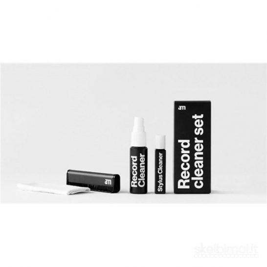 AM Record Cleaner Set Vinilinių plokštelių priežiūros rinkinys