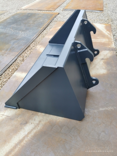 Kaušai mini krautuvui, kasimo, planiravimo, greitosios jungtys