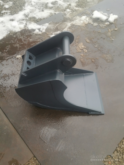 Kaušai ekskavatoriams, mini ekskavatoriams, greitosios jungtys.