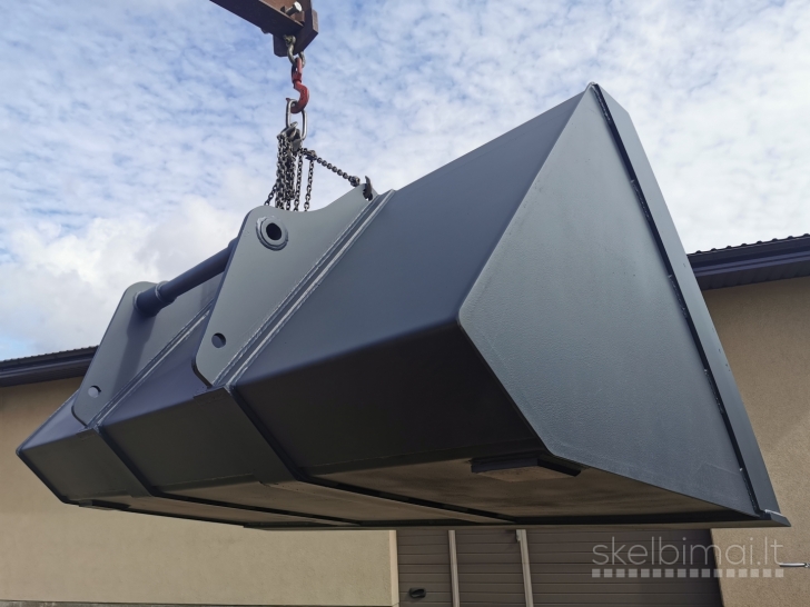 Planiravimo, kasimo kaušai, greitosios jungtys