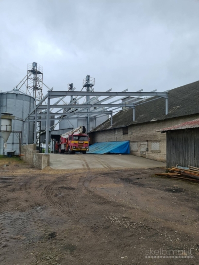 Metalinės konstrukcijos angarai