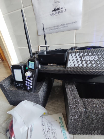 Naujas Flytec V803 GPS jaukinimo laivelis pašaro gabenimo