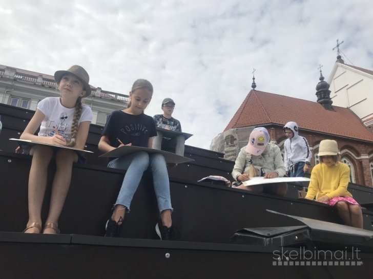 Kūrybinė vasaros stovykla  "Jaunasis dailininkas" 7-14m. vaikams 