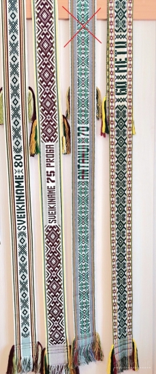 Austos juostos jubiliejui, proginės