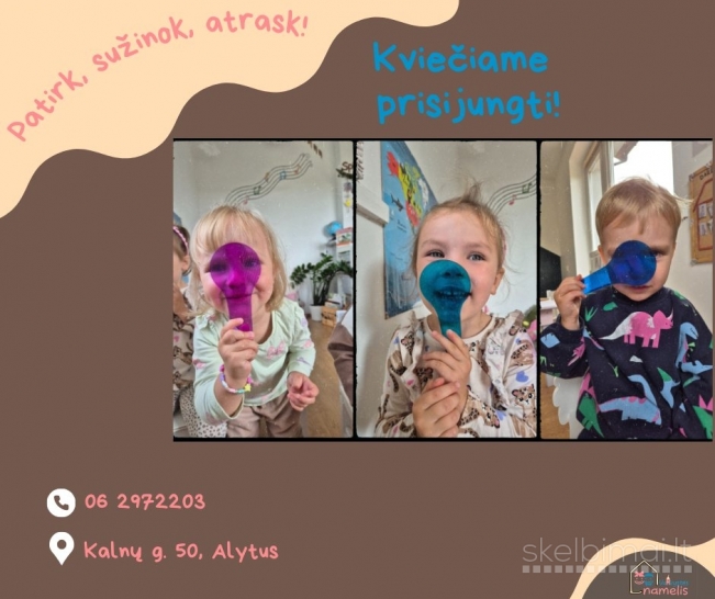Privatus lopšelis-darželis Vaikystės namelis Alytuje–kviečiame prisijungti 