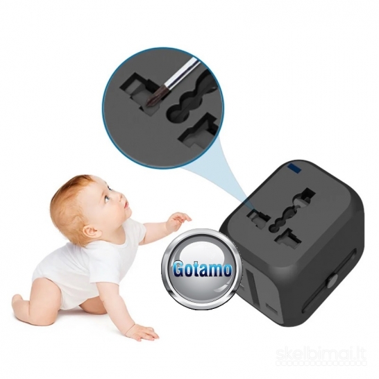 960 220V tinklo adapteris kelioninis All-in-One US / UK / AU / EU