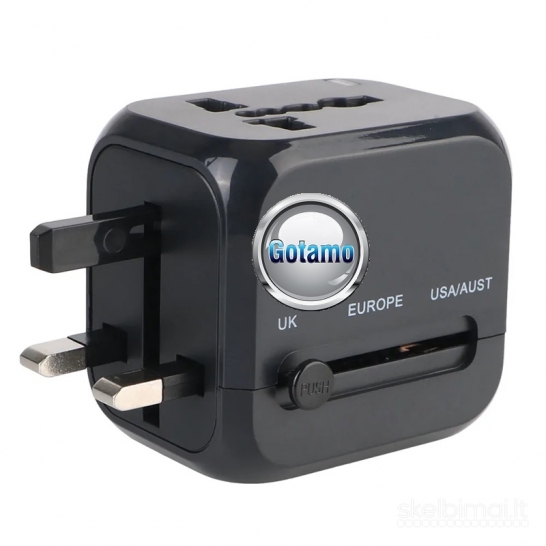 960 220V tinklo adapteris kelioninis All-in-One US / UK / AU / EU