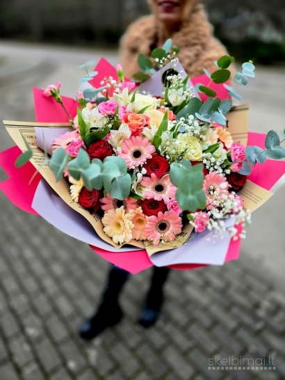 Gėlių pristatymas Druskininkų mieste ir Dzūkijos regione