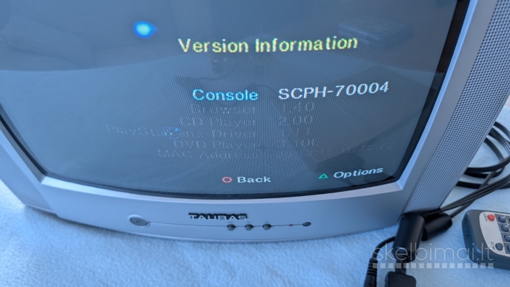 Sony PlayStation 2 Slim Silver SCPH-70004 PAL + 2 žaidimai