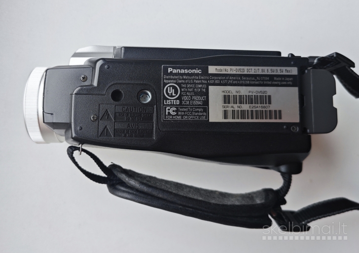 Panasonic skaitmeninė vaizdo kamera