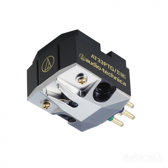 Audio-Technica AT33PTG/II Galvutės kartridžas plokštelių grotuvui ar patefonui