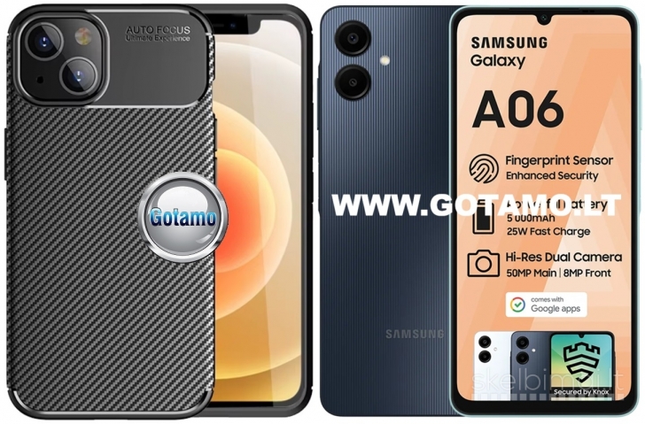970 Siege2 dėklas nugarėlė Samsung Galaxy A06 ir A06 5G telefonams