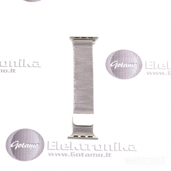 978 Apyrankės dirželiai Devia Elegant Milanese Apple Watch 38 40 41 mm metalinės