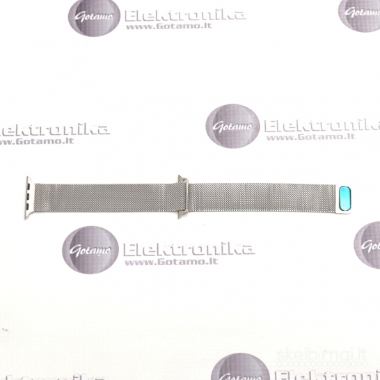 978 Apyrankės dirželiai Devia Elegant Milanese Apple Watch 38 40 41 mm metalinės