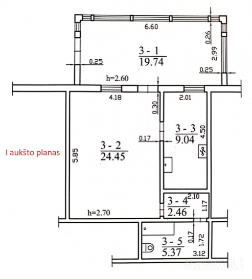 2 aukštų būstas su erdvia terasa 12min nuo Ukmergės centro