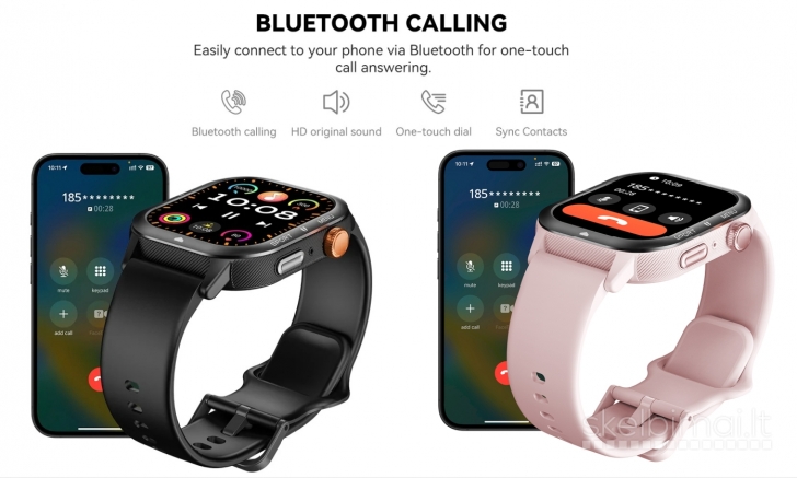 NAUJAS! CUBOT 1.93" HD IŠMANUSIS LAIKRODIS - SMART WATCH