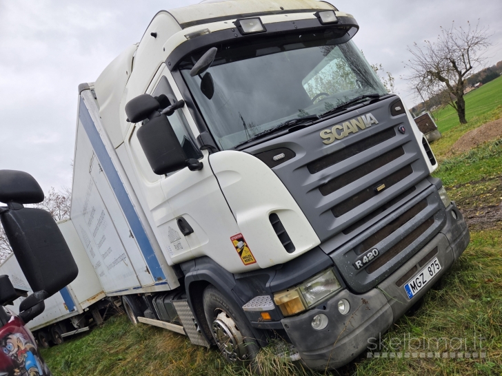 Scania R420 sunkvežimis (izoterminis furgonas)