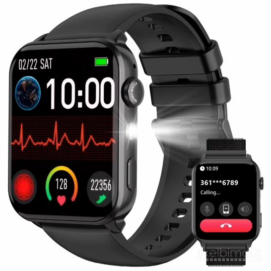 NAUJAS BLACKVIEW 1.91" HD  IŠMANUSIS LAIKRODIS - SMART WATCH