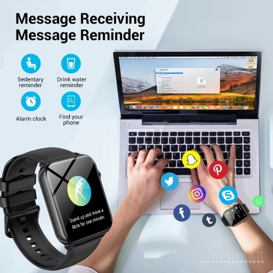 NAUJAS BLACKVIEW 1.91" HD  IŠMANUSIS LAIKRODIS - SMART WATCH