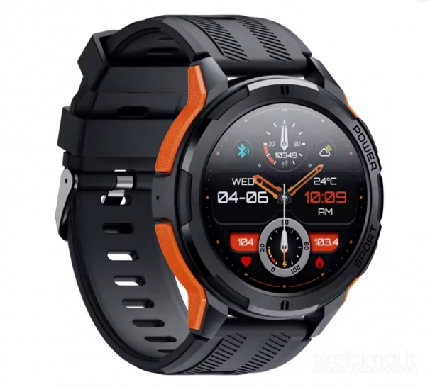 NAUJAS! OUKITEL 1.43" AMOLED HD IŠMANUSIS LAIKRODIS - SMART WATCH