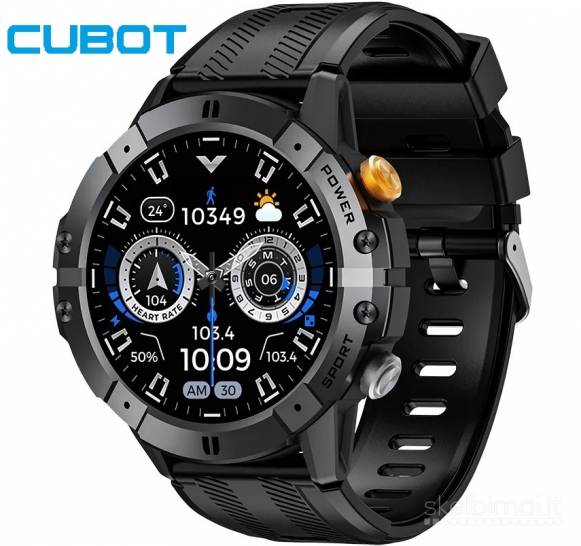 NAUJAS! CUBOT 1.52" HD IŠMANUSIS LAIKRODIS - SMART WATCH
