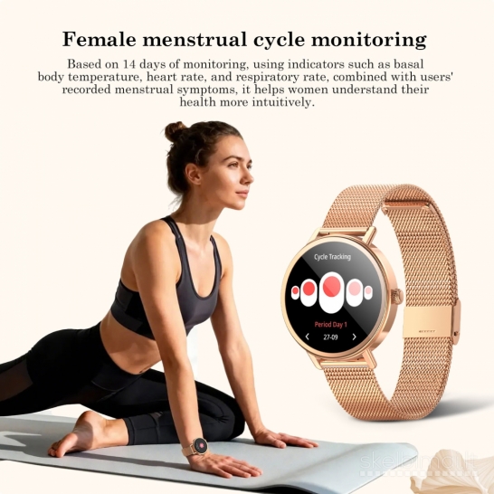 NAUJAS! BLACKVIEW LADY 1.26" HD IŠMANUSIS LAIKRODIS - SMART WATCH