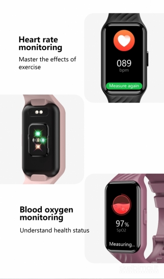 NAUJAS! BLACKVIEW 1.47" HD IŠMANUSIS LAIKRODIS  - SMART WATCH