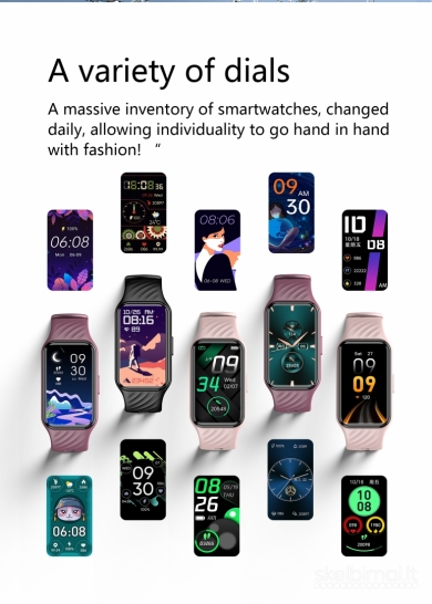 NAUJAS! BLACKVIEW 1.47" HD IŠMANUSIS LAIKRODIS  - SMART WATCH