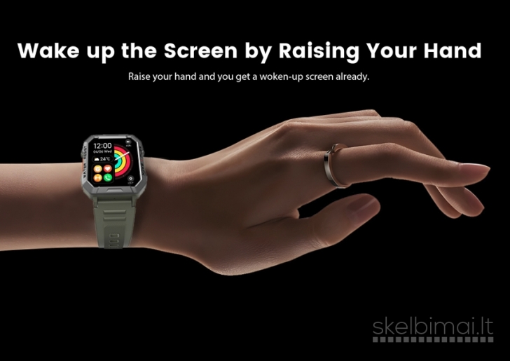 NAUJAS! BLACKVIEW 2.01" HD IŠMANUSIS LAIKRODIS - SMART WATCH