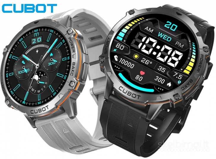 NAUJAS! CUBOT AMOLED 1.73" HD IŠMANUSIS LAIKRODIS - SMART WATCH