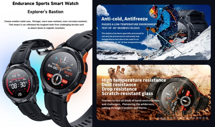 NAUJAS! OUKITEL 1.43" AMOLED HD IŠMANUSIS LAIKRODIS - SMART WATCH