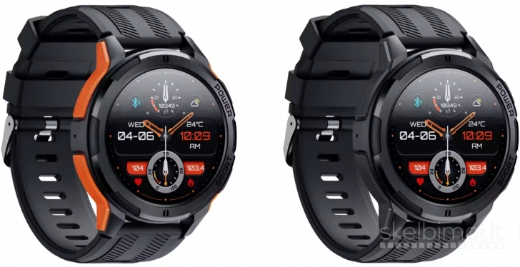 NAUJAS! OUKITEL 1.43" AMOLED HD IŠMANUSIS LAIKRODIS - SMART WATCH